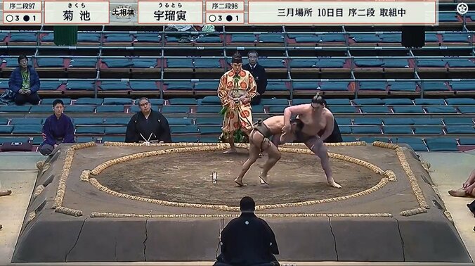 「何だこの動き」「感動した」62キロ力士、体重2倍差を翻弄 “一瞬の妙技”で制す 4場所ぶり勝ち越し 3枚目