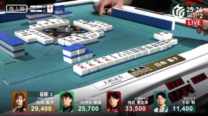 日向藍子、うれしい2勝目を手繰り寄せた貴重な親満貫