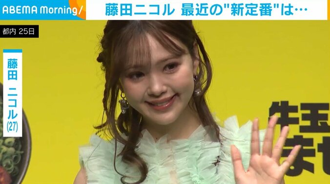 タレントの藤田ニコル（27）