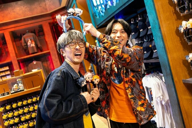 USJ『呪術廻戦』イベントに声優の榎木淳弥と櫻井孝宏が登場！アトラクションの超リアル体験を大絶賛 5枚目