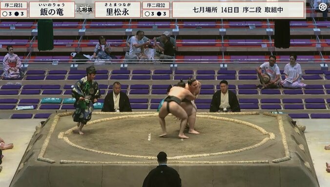 対戦力士を土俵上で回転させまくる衝撃取組