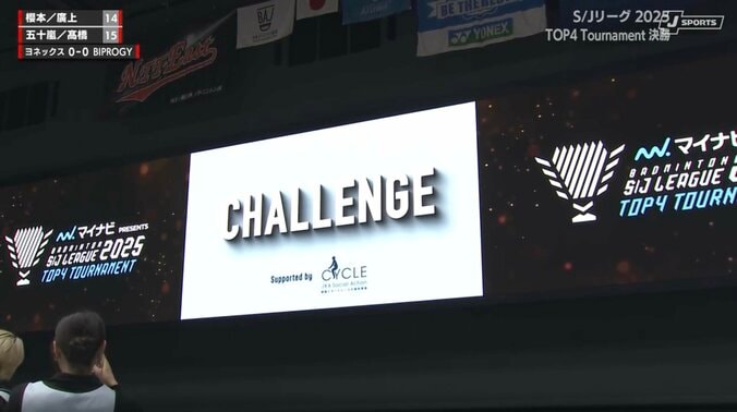 女子バドミントンでも「入ってました」　初の“リプレー検証”で場内一喜一憂 「ちょっと微妙なところ」日本一決定戦で判定覆る 4枚目