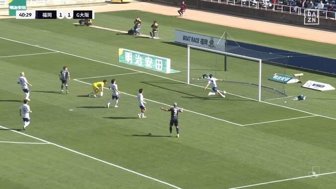 【映像】ゴールラインギリギリの神クリア