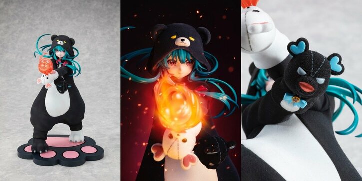 アニメ『くまクマ熊ベアーぱーんち!』クマ装備に包まれた「ユナ」が“モフモフ”のフロッキー素材で1/7フィギュアに