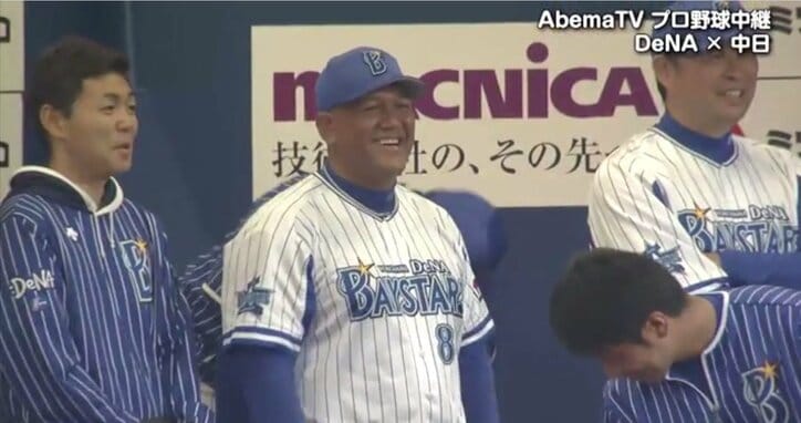 横浜DeNAを援護？　元光GENJI・諸星和己が始球式で中日・京田陽太自慢の足に死球