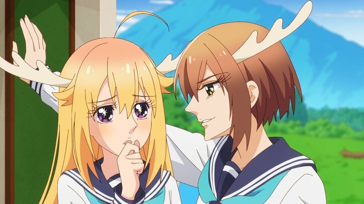 アニメ「しかのこのこのここしたんたん」場面カット5