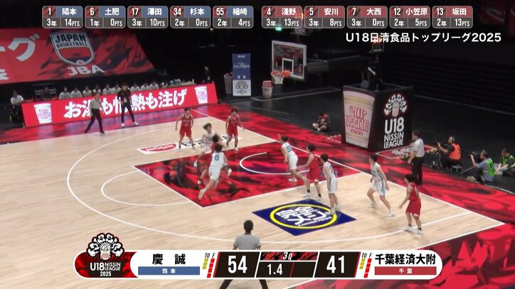 【写真・画像】​​“ネクスト八村塁”が見せた衝撃の3秒間！白谷柱誠ジャック、爆速スティール&ドライブがSNSで話題　1枚目