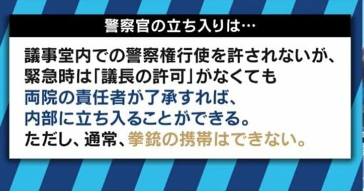 「通行証」は”信用”で運用されてきた!? 拳銃を携帯していない「衛視」…国会議事堂の安全リスクを考える