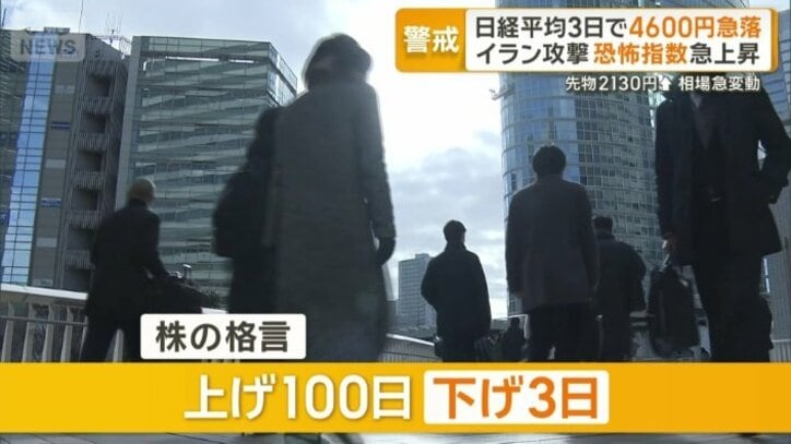 株の格言「上げ100日、下げ3日」