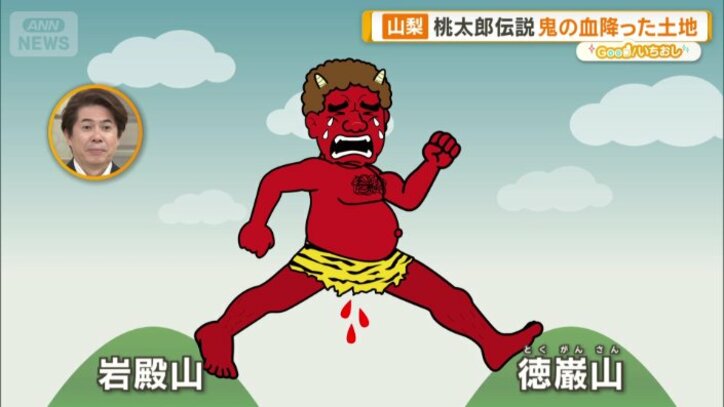 岩殿山から徳巌山に足をかけようとして…