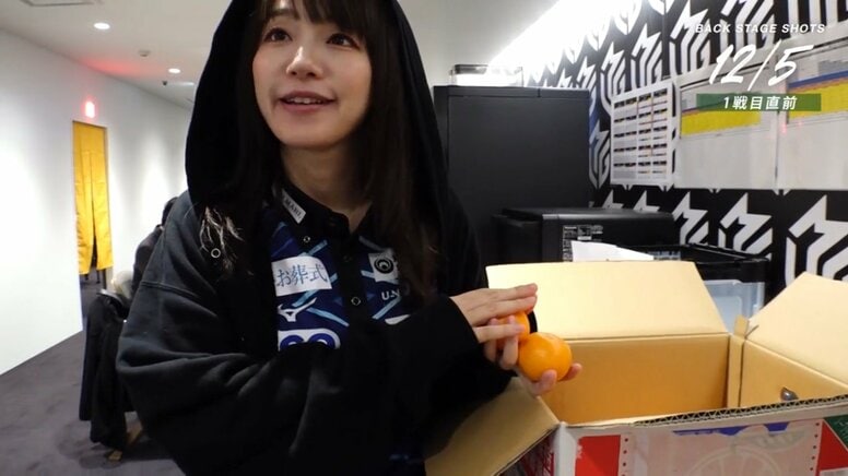 さすが“みかん太”瑞原明奈、差し入れのみかんの目がキラキラ「1人何個まで？」とかわいくおねだり／麻雀・Mリーグ