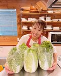みきママ、白菜6玉を使ってキムチ作り「韓国のママ友から教わってアレンジ」