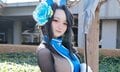 透け感が美しい衣装は「背中側も抜かりなく」「体のラインが美しく見えるように」工夫が！『NIKKE』メイデン：アイスローズのコスプレ