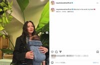 河北麻友子、第2子出産を報告し芸能界から祝福の声続々 “親子ショット”も公開