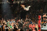 【映像】衝撃の場外ダイブ