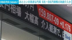 おとといの急速な円高 6兆〜9兆円規模の為替介入か