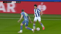 久保建英、相手守備を翻弄する“仕掛け”で圧巻の縦突破「久保くんだけレベチ」超絶ドリブル＆急加速の瞬間