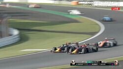 何やってんだよ！F1候補生とベテラン王者があわや「同士討ち」 一触即発のバトルにファン沸騰「のじさん容赦ない」