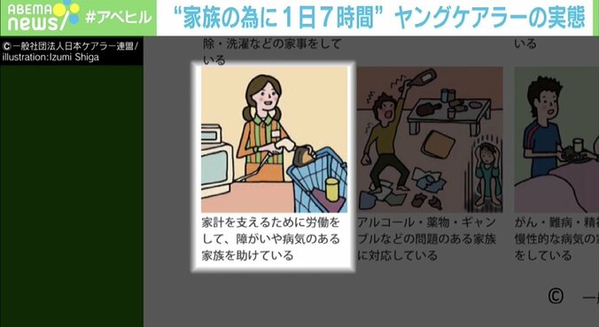 「やって当たり前」家事や介護に1日7時間費やす中高校生も…“ヤングケアラー”の実態 2枚目