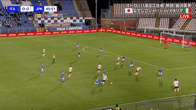 驚愕！なでしこ長谷川唯、“絶品ダブルタッチ”でイタリアMFを翻弄「和製イニエスタ」「ボール扱いすごい」超絶テクニックで魅せた瞬間 3枚目