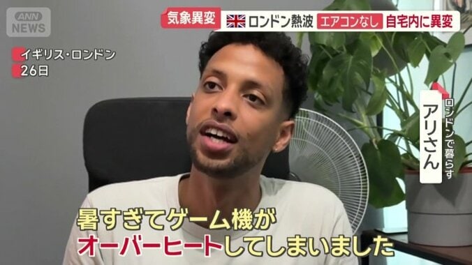 ロンドンで暮らすアリさん