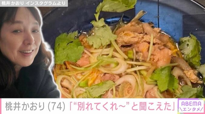 【写真・画像】64歳で結婚した桃井かおり「“別れてくれ～”と聞こえた」夫婦の会話&愛妻料理を紹介　1枚目