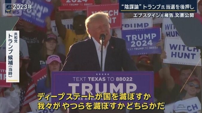 共和党　トランプ候補（2023年当時）