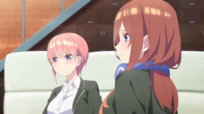 アニメ「五等分の花嫁∬」落ち込んでいる風太郎を部屋にあげた二乃…第3話先行カット＆あらすじ公開 2枚目