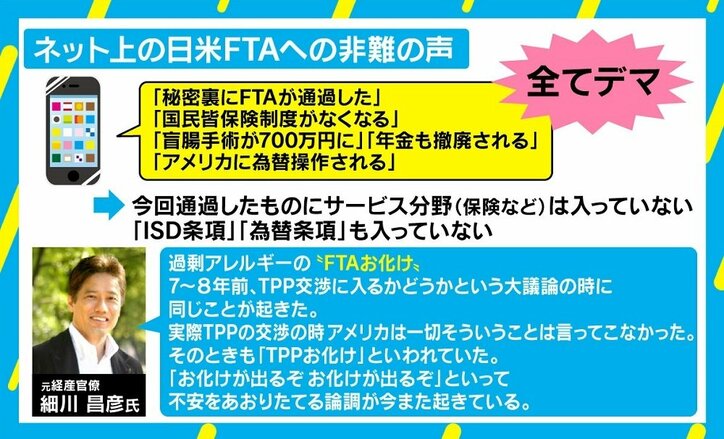 「国民皆保険なくなる」日米貿易協定承認案可決ではびこる不安の声 専門家「“TPPお化け”と同じ」