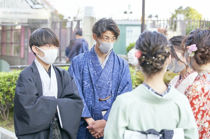 サーファー男子・さむ、波柄の着物をクールに着こなす『恋ステ 2021春 Tokyo』#4