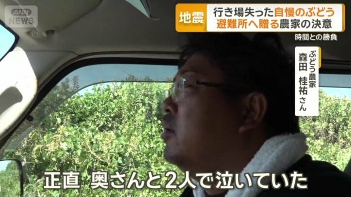 ぶどう農家　森田桂祐さん