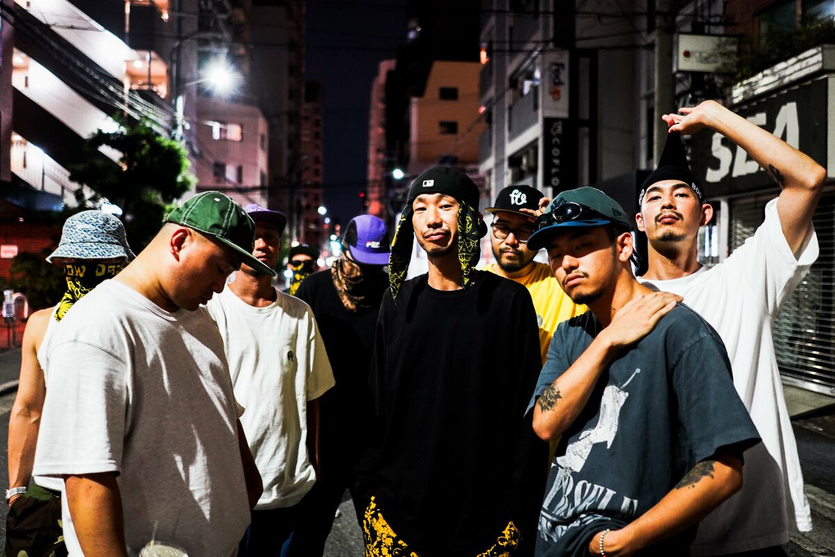 6MC's を抱える大阪の大所帯クルー、 黄龍こと”YELLOW DRAGON