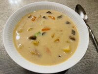 薬丸裕英『脂質０クラムチャウダー』