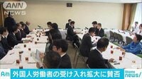 政治ニュース - 外国人労働者の受け入れ拡大に自民党内で賛否 | 動画視聴は【Abemaビデオ(AbemaTV)】