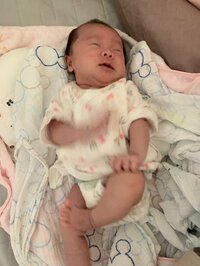 キンタロー。旦那『活発に動く“ちびキン”ちゃんの顔に…。』