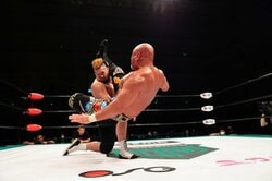 武藤流“GO FOR BROKE”でマサ北宮を撃破！ ヒザの状態も顧みずシャイニングの乱れ打ち