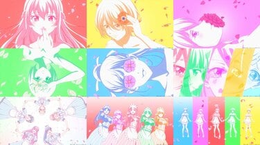 DIVINE CROSS 女神のカフェテラス 5人の女神 桜花 5人の女神 紅葉 アニメ『女神のカフェテラス』ノンクレジットOPED映像公開！5人の“女神