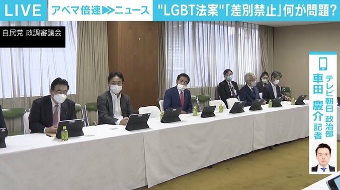 LGBT理解増進法案、政調審議会で“異例”の紛糾 今国会での成立は見通せず 1枚目