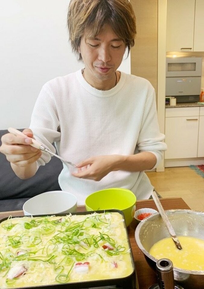 宮崎謙介＆金子恵美、息子の年長祝いの朝食に作ったもの「上出来」「美味しそう」の声 1枚目