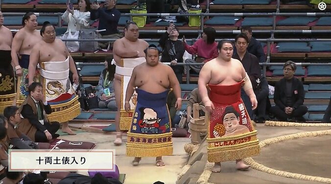 大相撲で“本人に激似”化粧まわし「こういうカラクリ人形ありそう」「再現度高すぎ」ファン騒然 3枚目