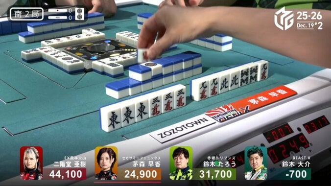 見る者全員大興奮！茅森早香、早すぎる役満テンパイ