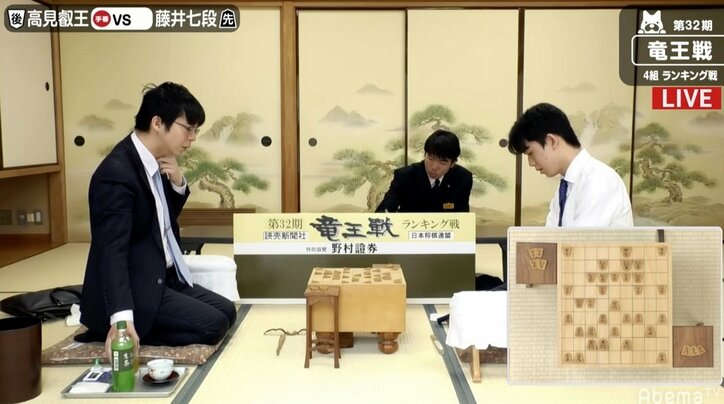 藤井聡太七段、勝てば3期連続昇級確定　昼食は「カレー南蛮うどん」を選択／竜王戦4組ランキング戦