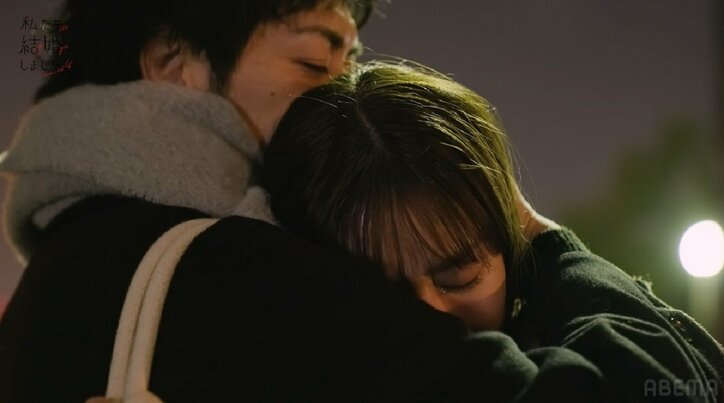 貴島明日香、久保田悠来と何度も熱烈キス!夫との別れに思い溢れ、20秒間の涙のキスに「切なすぎる」反響『私たち結婚しました4』最終回