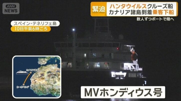 クルーズ船「MVホンディウス号」