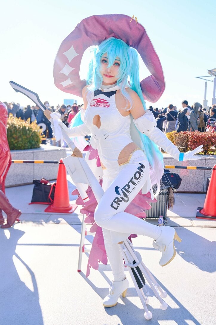 【写真・画像】レーシングミク2024 Ver.コスプレ画像　2枚目