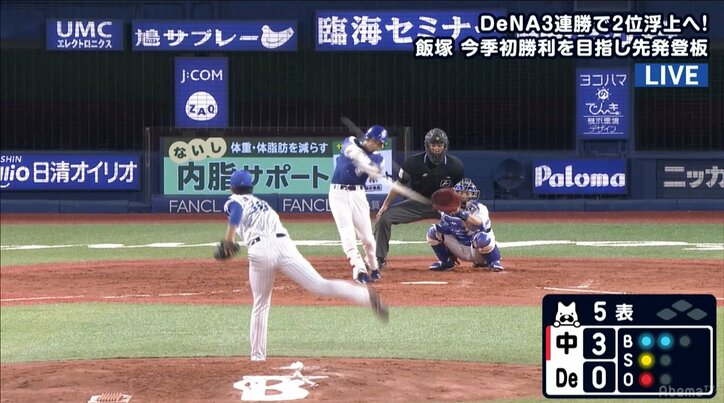 「正直すぎた真っすぐ」齊藤明雄氏　中日・大島に2打席連続弾を浴びたバッテリーに苦言