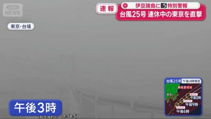 午後3時には真っ白に