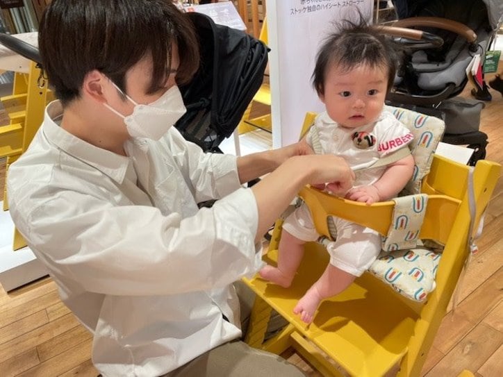  あいのり・桃、離乳食用の椅子を購入しに伊勢丹へ「テンション上がる」 