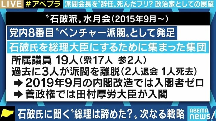 「“死んだふり”をするつもりはない」 派閥会長辞任の石破茂氏、政治家としての今後の展望は