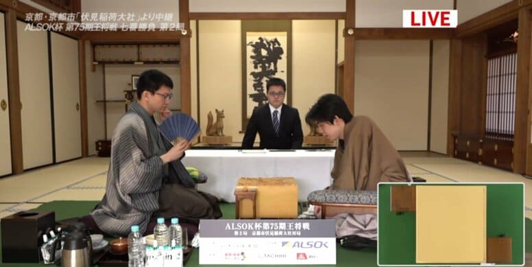 形勢不明の熱戦へ！藤井聡太王将のシリーズ初勝利か、永瀬拓矢九段の連勝か 注目の“京都対局”／将棋・王将戦第2局